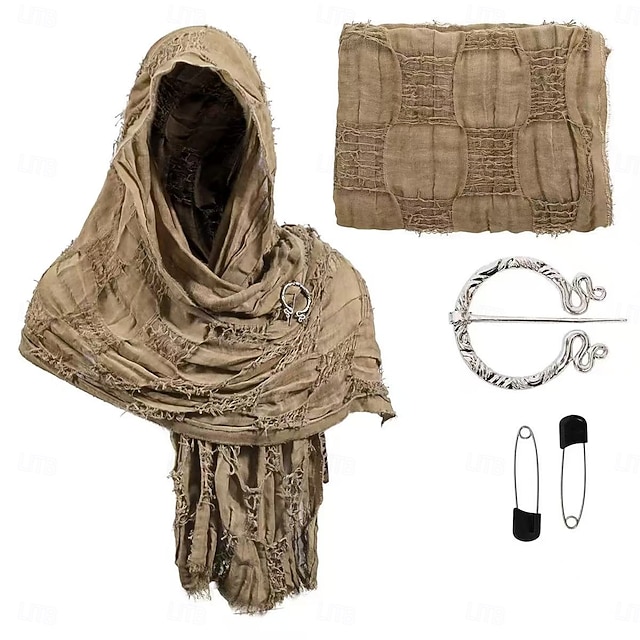 Knight Scarf Punk & Gothic Medieval Renaissance Scarf Knight Ritter Viking Archery ...