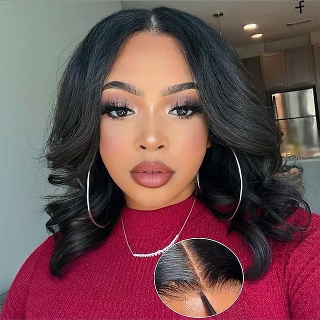 Wear and Go Glueless Wigs Pre Plucked Body Wave Wig Human Hair for Black Women Body Wave Lace Front Wigs Upgraded No Glue Needed Pre Cut 4x4 Lace Closure for Beginners