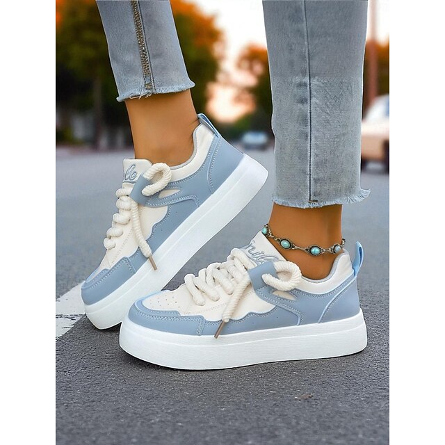  nero alla moda da donna &sneakers bianche robuste - scarpe perfette per il ritorno a scuola e le passeggiate nel campus &abiti di classe