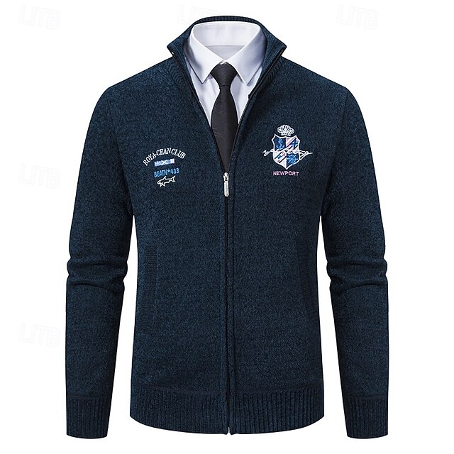 Redmond heren vest katoen, V-hals, grijs (middeldik