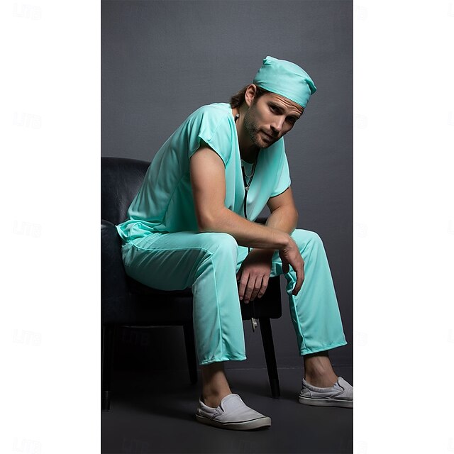  Costume de carieră Doctor Carnaval Costum Cosplay Ținute Ținute Cosplay Adulți Bărbați Halloween Mascaradă Petrecere Mascaradă Costum de carnaval ușor Îmbrăcați-vă