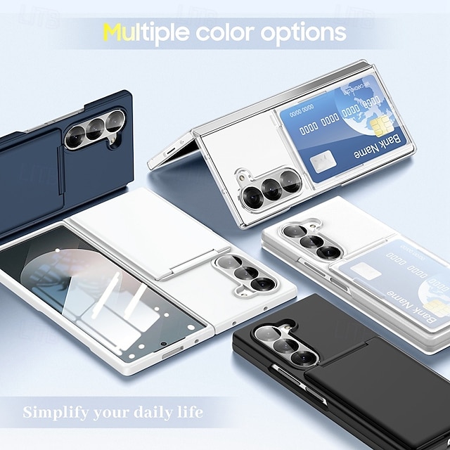  τηλέφωνο tok Για Samsung Galaxy Z Fold 7 Z Διπλώστε 6 Z Fold 5 Πίσω Κάλυμμα Σταντ ποδηλάτου Υποδοχή κάρτας Ανθεκτική σε πτώσεις Ρετρό PC