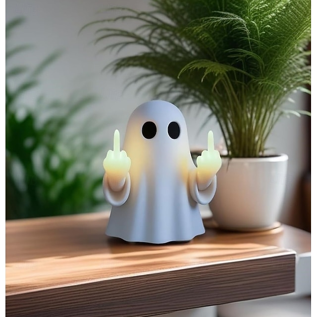  halloween aave sormi yövalo pelottava aave lamppu patsas söpö sormi yövalo koristeet täydellinen sisätiloissa &kuistin halloween-koristeet