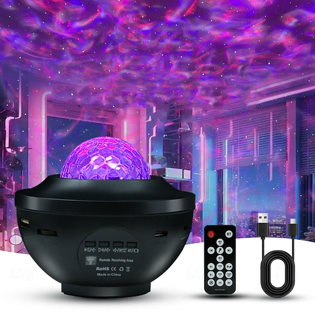  Galaktický projektor vánoční dárkové světla projektor pro ložnici noční světla s bílošumovým časovačem a dálkovým ovládáním hvězdné noční světlo pro dospělé dekorace ložnice dárky pro děti dekorace