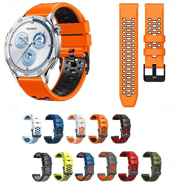  Bracelet de Montre  pour Garmin Samsung Huawei Amazfit Polar Xiaomi Ticwatch GTR 4/3 Pro / 3/2/2e / 47mm, Stratos 3/2S / 2, Pace 1 GT Watch / GT 2 Pro / GT 46mm / GT 2 46mm / GT 46mm / GT Active