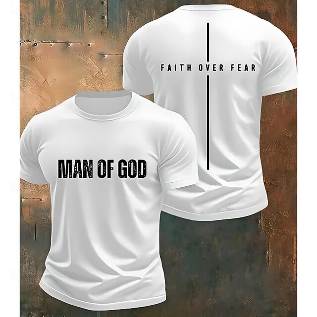 Men's Letter Cross Short Sleeve Shirt T shirt Tee Tee Top Short Sleeve T shirt 3D Print Crew Neck Shirt Fashion Designer Casual Vacation Daily Holiday Black White Red All Seasons Clothing Apparel S M4