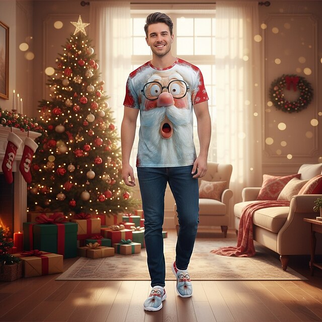 Christmas Pattern Print Men Women's High Top Shoes