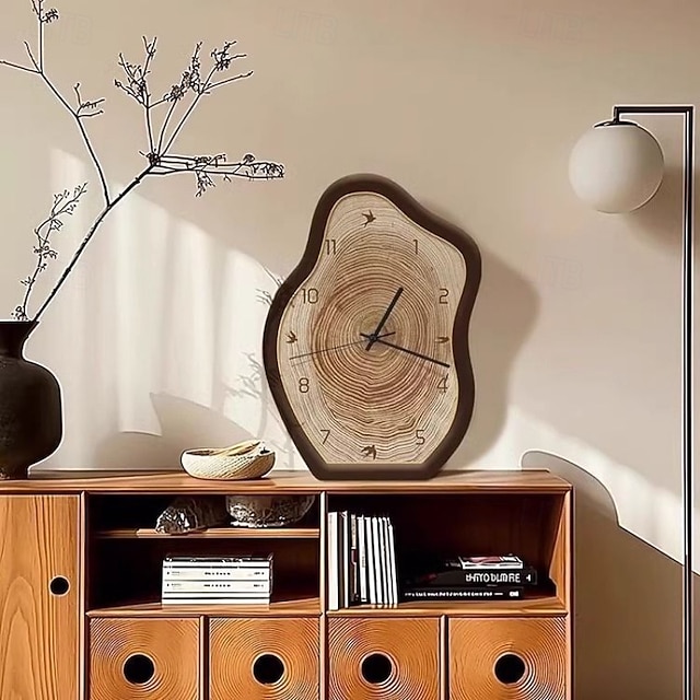  Silent Wooden Tabletop Clock