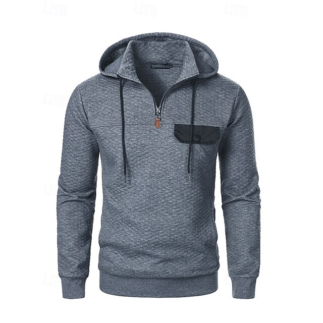 Sweat à Capuche Tactique Pour Homme Avec Fermeture éclair