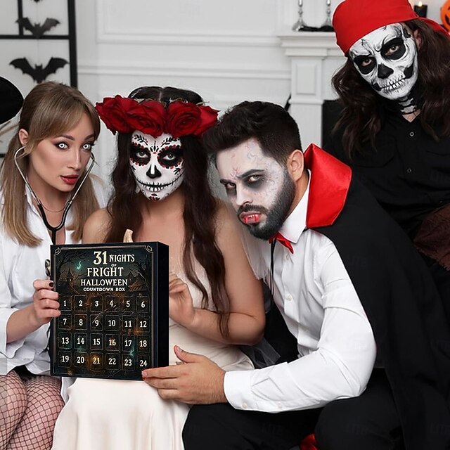 31 Nights Of Fright Halloween Countdown Box Advent Calendar With 31 nights of fright halloween countdown box advent calendar with