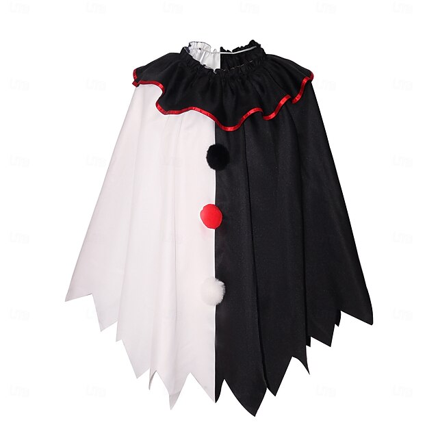  bufón Payaso Carnaval Disfraz Eso Vestirse Adulto Hombre Mujer Víspera de Todos los Santos Fiesta Mascarada Disfraz fácil de carnaval Disfrazarse