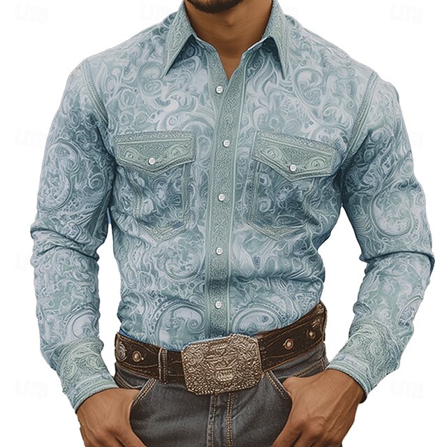 Vintage Wrangler chemise de cowboy à manches courtes et