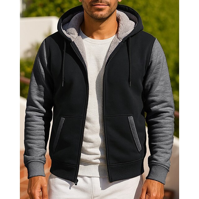 Veste Polaire Homme Sans Capuche - Chauffante, Respirante - Pour Randonnée, Travail, Quotidien - Coupe Ergonomique, Poches