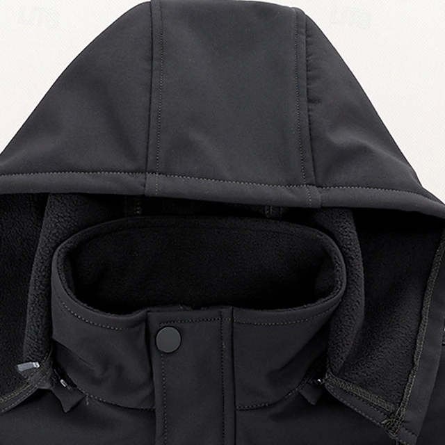 Veste Enfant JiAmy Coupe-vent Doublée Polaire - Manteau Automne/hiver Avec Capuche 3-10 Ans