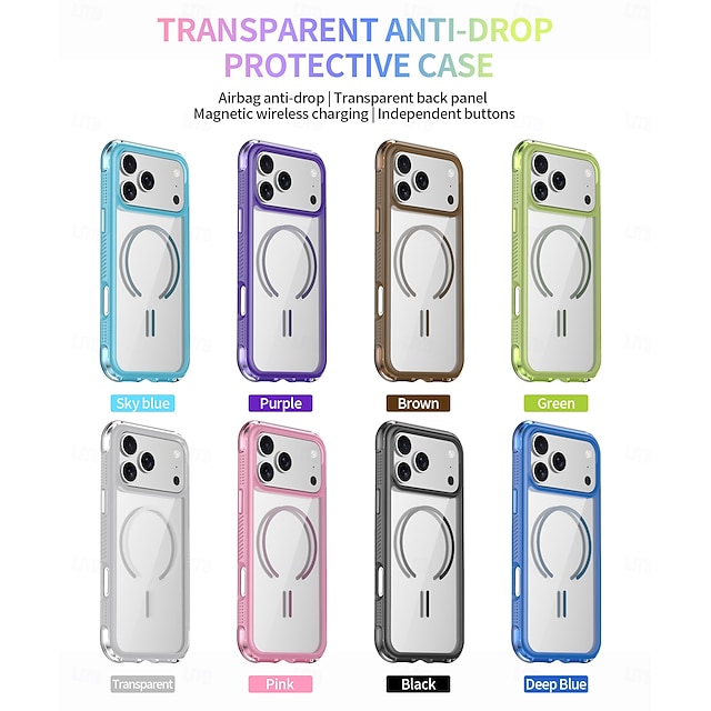  Phone Case For Samsung Galaxy 17 Pro Max 17 Air 16 15 14 Pro Max Plus 13 Pro Max Back Cover Magnetic Adsorption Support Wireless Charging Kickstand Non-Yellowing Retro TPU Acrylic