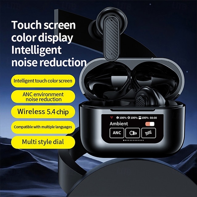  YW08 TWS True auriculares inalámbricos En el oido Bluetooth 5.3 Luz LED para Apple Samsung Huawei Xiaomi MI Entrenamiento de gimnasio Al Aire Libre Trekking Oficina de negocios