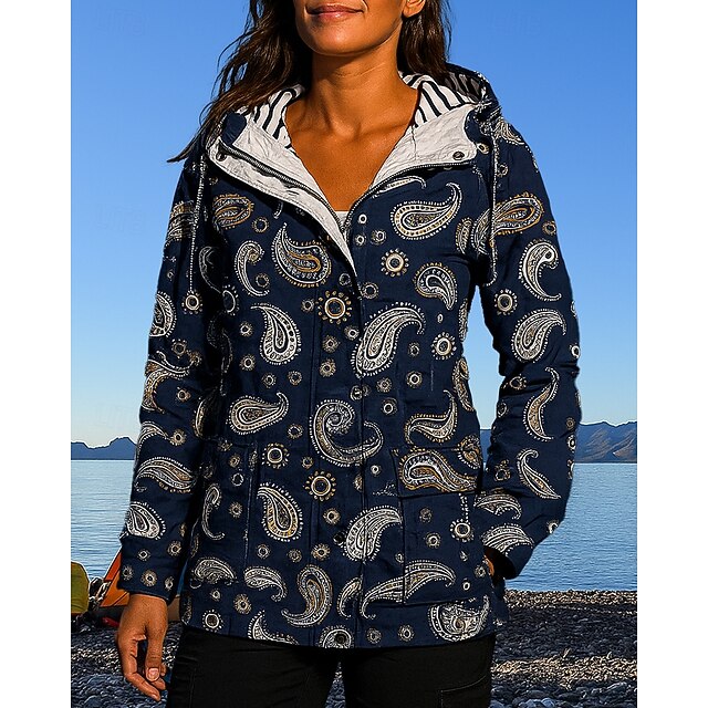 Women's Outdoor Jacket Hiking Jacket waterproof jacket Outdoor Waterproof Windproof Quick Dry Breathable Hiking Outfits Hiking Clothes Spring Autumn / Fall Jacket Hunting Climbing Camping / Hiking4