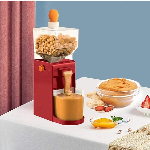  Peanut Butter Machine, Nut Butter Machine Electric Nut Butter Machine, Electric Tahini Nut Grinder, Non-Slip Base Entrance, Easy To Install, Easy To Use, Grinder