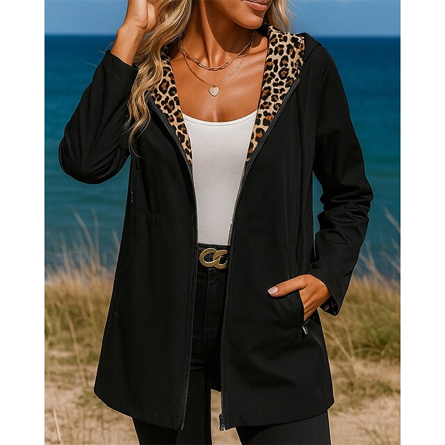 Women's Hiking Jacket Fleece Jacket Thermal Jacket Winter Outdoor Thermal Warm Top Black4