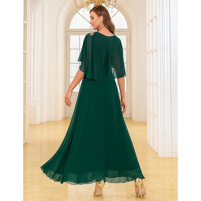 Spring Wedding Guest Dress A-Line Floor Length Wedding Guest Dress Formal Dresses Evening Gown Mother Spring Wedding Guest Dress A-Line Floor Length Wedding Guest Dress Formal Dresses Evening Gown Mother