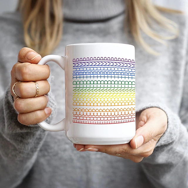 Secret Code Mugs Hidden Message Coffee Mug - FDT Mug, 15 oz Ceramic Secret Message ...