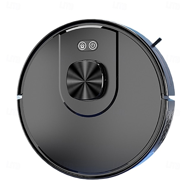  Combinação de robô varredor e esfregão com operação de aplicativo de navegação lidar, mapeamento inteligente, zonas sem esfregão e configurações de parede invisível, carregamento automático, bateria