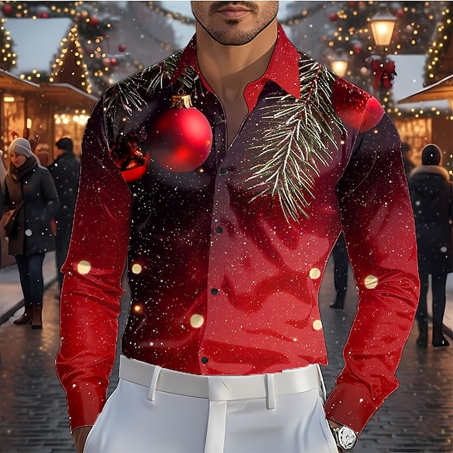 Weihnachten Hemd Herren