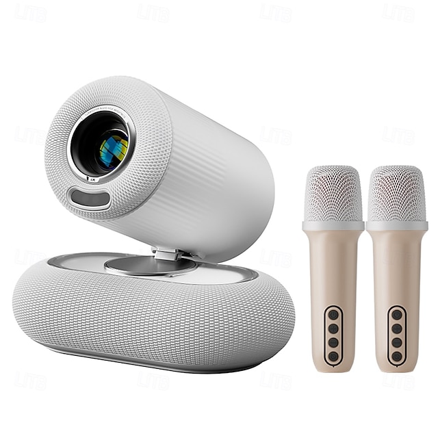  Премиум проектор YT900 с автофокусировкой разрешение 1920*1080 опциональная микрофонная основа светодиодная лента 2.4/5GHz двухдиапазонный Wi-Fi Android 13.0 3-х линзовый стеклянный объектив с