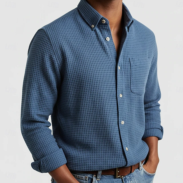 Chemise Rose Homme Manches Longues Boutonnée Chemise Rose Homme Manches Longues Boutonnée