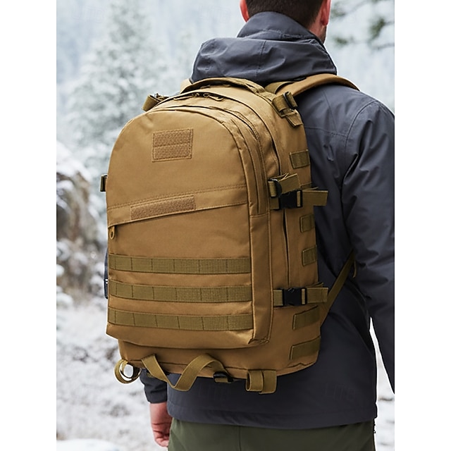  Pánský taktický vojenský batoh – velkoobjemový, vodotěsný a odolný outdoorový batoh s několika přihrádkami na turistiku, kempování, cestování a vybavení pro přežití