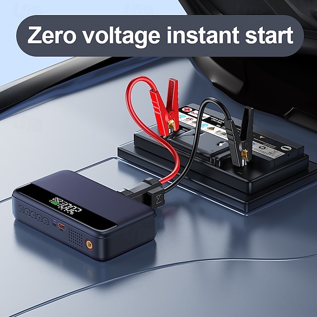  N33 Multi-function Spark Starter With Integrated Air-charging Pump for Automobile Emergency Starting Power Supply