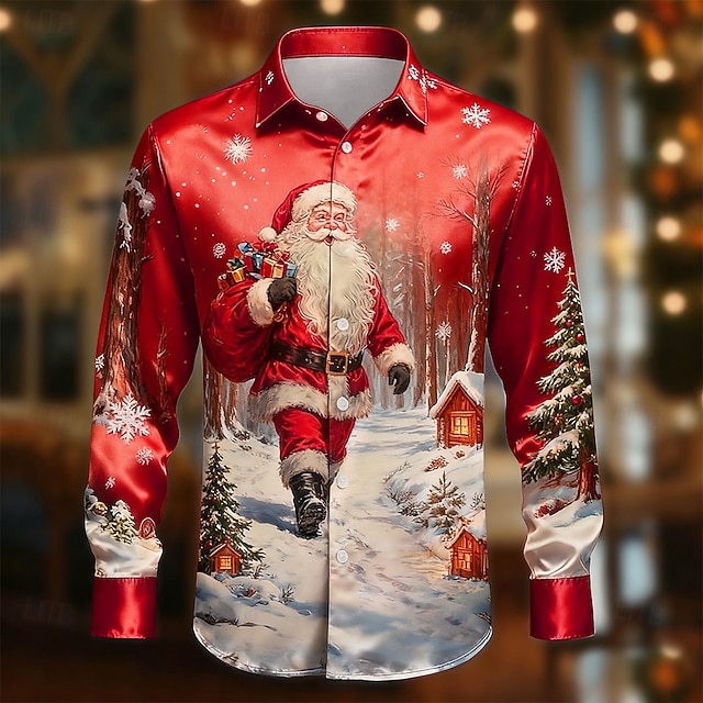 Weihnachten Hemd Herren