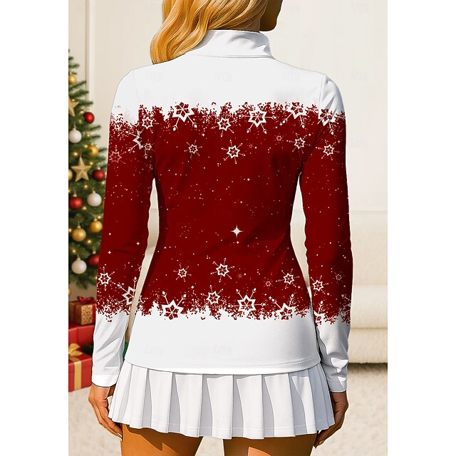 T-Shirt Femme Mode Col en V Zipper Tops Imprimé Géométrique Chemise À T-Shirt Femme Mode Col en V Zipper Tops Imprimé Géométrique Chemise À