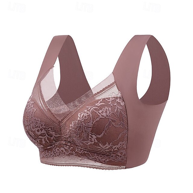 Produktbild von Damen-Sport-BH, Gepolstert, Nahtlos, Drahtlos, Atmungsaktiv, Yoga-BH