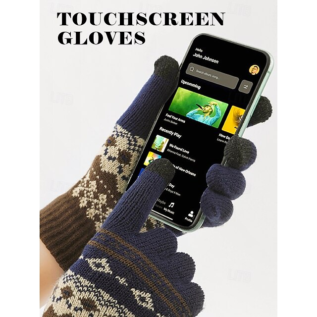 Lederen Winterhandschoenen Voor Mannen Warm Fleece Omzoomde Handschoenen Van Touchscreen, Winddichte Waterdichte, Volle Vingerdoekjes Voor Mannen In Het Zwart Van 20,81 € | DHgate