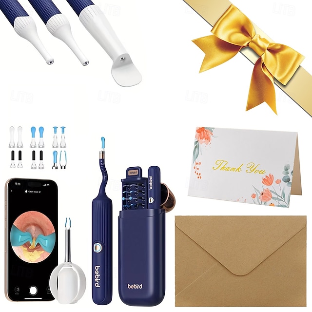 Greeting Card BEBIRD EarSight Plus E33R Flexible Ear Wax Removal Tool Greeting Card BEBIRD EarSight Plus E33R Flexible Ear Wax Removal Tool