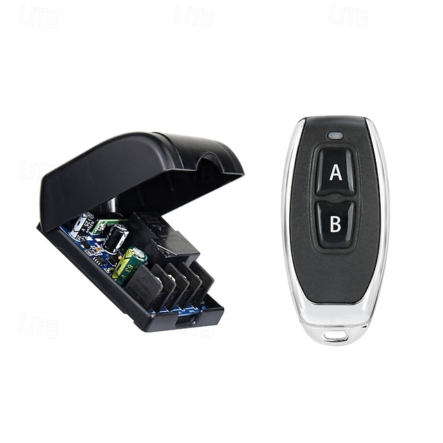  DC12V 24V 48V 1CH RF Wireless Remote Control Switches Learning Code 30A Relay Receiver 433mhz