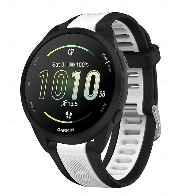  Uita-Band pentru Garmin Vivoactive 6 5 Approach S50 S70 S42 Forerunner 165 55 Vívomove Sport Venu Sq 2 Plus D2 Air X10 Silicon Înlocuire Curea Fixare rapidă 22 mm Ajustabil Banderolă Sport Catarama