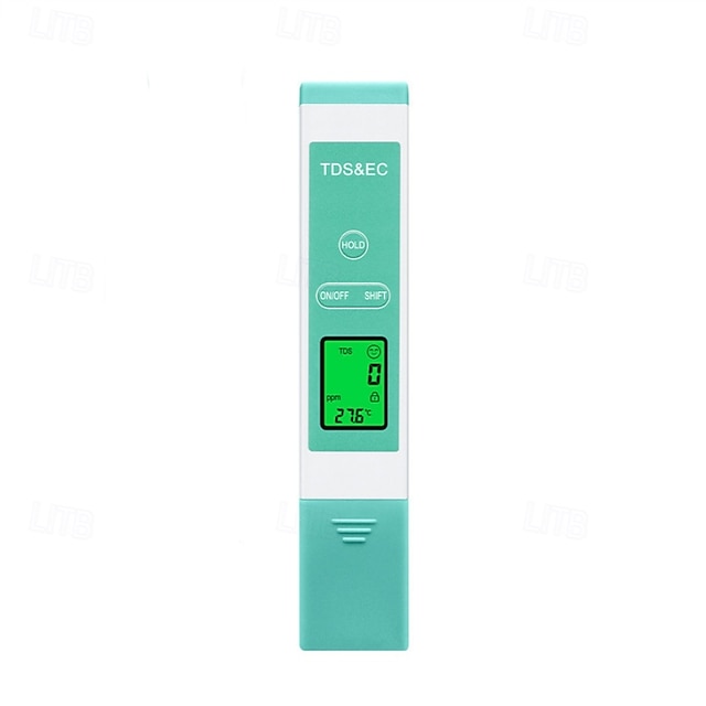  Digital Water Quality Tester Pen 3-in-1 Professional Tds Water Tester Pen Measures Tds Levels Conductivity And Temperature Suitable For Drinking Water Hydroponics Aquariums And Swimming Pools