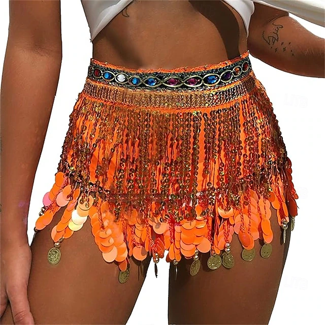 Samba Ropa Tenues de performance à écharpe de danse du ventre pour femmes Samba ...