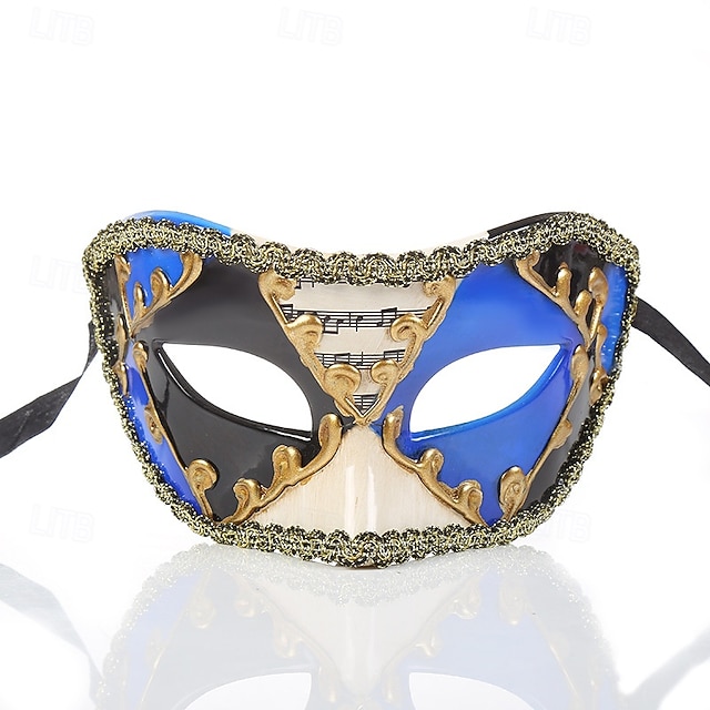  venetiansk maske arlecchino karnevalsmaske halvt ansikt voksne dame halloween karneval mardi gras forestilling fest karneval i Venezia enkle halloween-kostymer utkledning