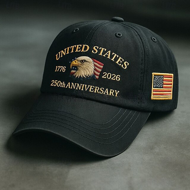 250th Anniversary USA Hat United States Baseball Cap Vintage ...