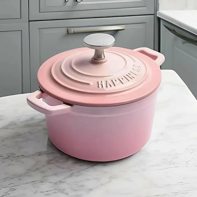  Mini forno olandese in ghisa smaltata da 1 litro