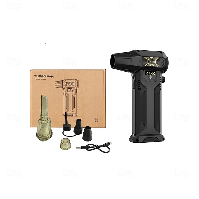  Handheld Powerful Turbofan Yard Lawn and Gardening/snow Removal Tools/machines High-speed Brushless Motor Built-in Large Capacity Battery Car Dust Removal Fan Portable Outdoor Dust Removal Fan!