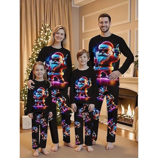 Pyjama De Noel Famille - Manche Longue Imprimé Xmas Pyjamas
