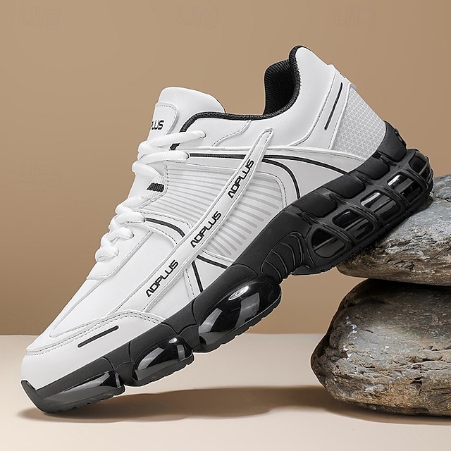  Baskets blanches de sport pour hommes – design performant, résistantes et élégantes, idéales pour les entraînements pendant les vacances et les activités de Noël