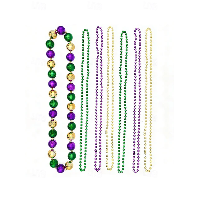 Très joli collier de fêtes perles scintillantes argenté neuf Très joli collier de fêtes perles scintillantes argenté neuf