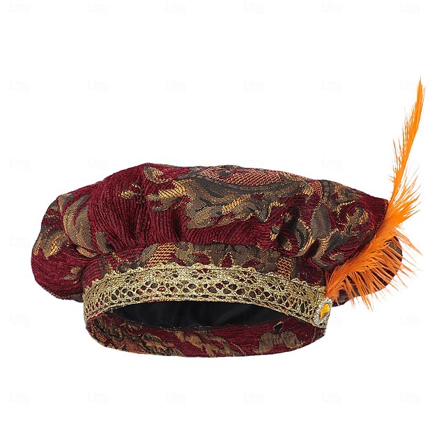Retro Vintage Medieval Renaissance Hat Prince Vampire Nobleman Fancy ...