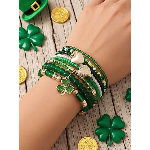 Bandeau Lumineux Pour La Saint-Patrick, Chapeau Vert, Accessoires Pour Bandeau Lumineux Pour La Saint-Patrick, Chapeau Vert, Accessoires Pour