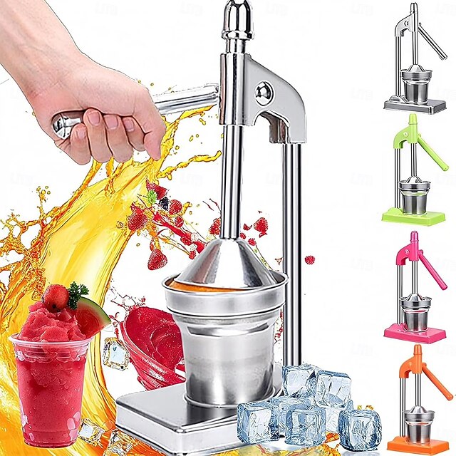 Cast Iron Juicer Hand Press, Manual Juicer Stainless Steel Lemon ...